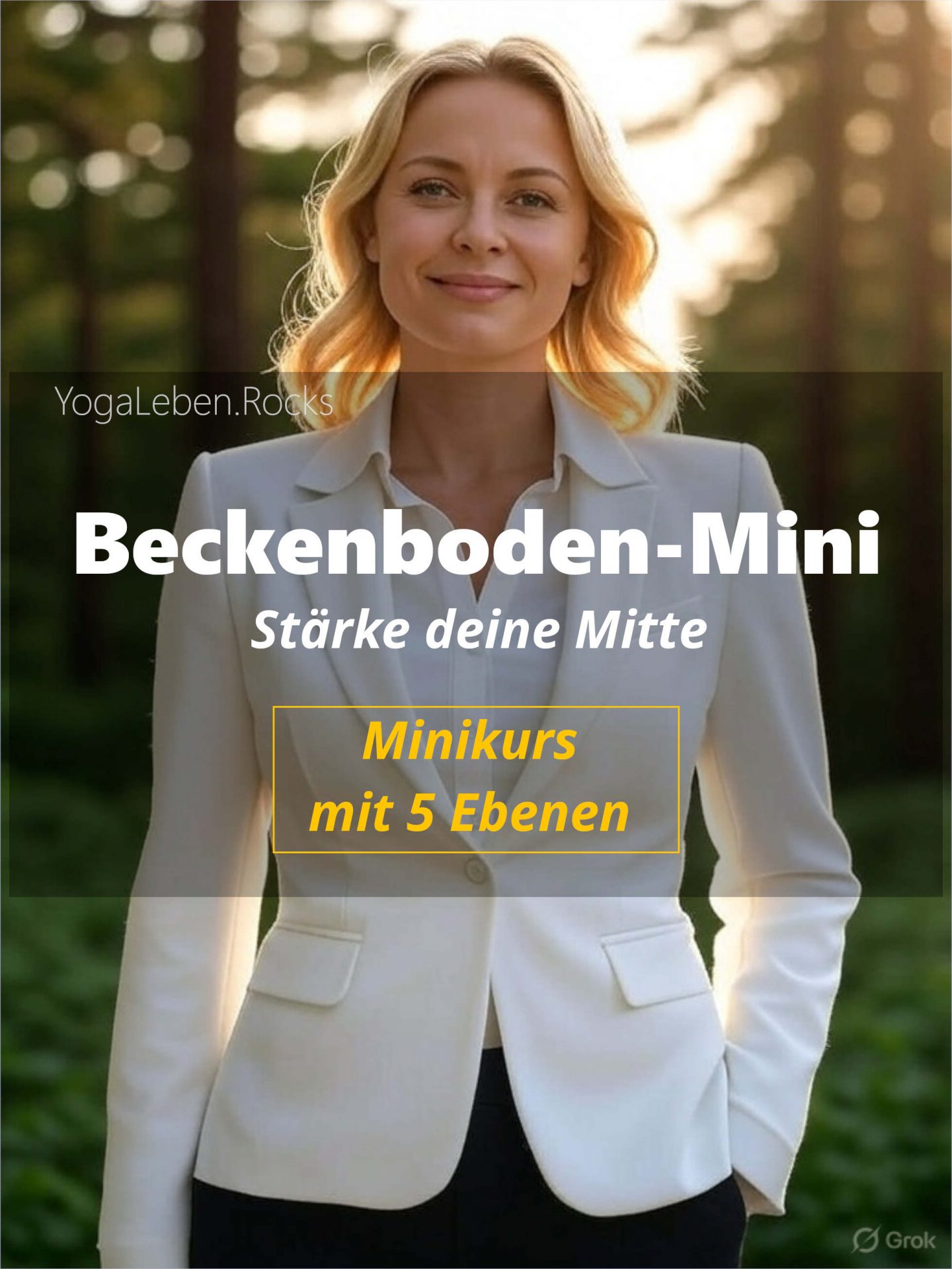 Beckenboden Yoga Kurs online – Stärke deine Mitte mit Yogatherapie und den 5 Ebenen